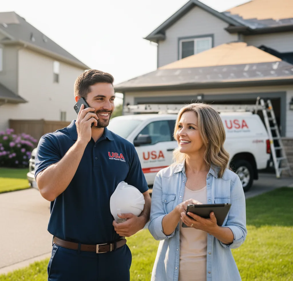 USA Roof Repair Experts customer support in Blossvale